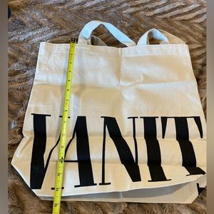 SOLD Vanity Fair bag canvas